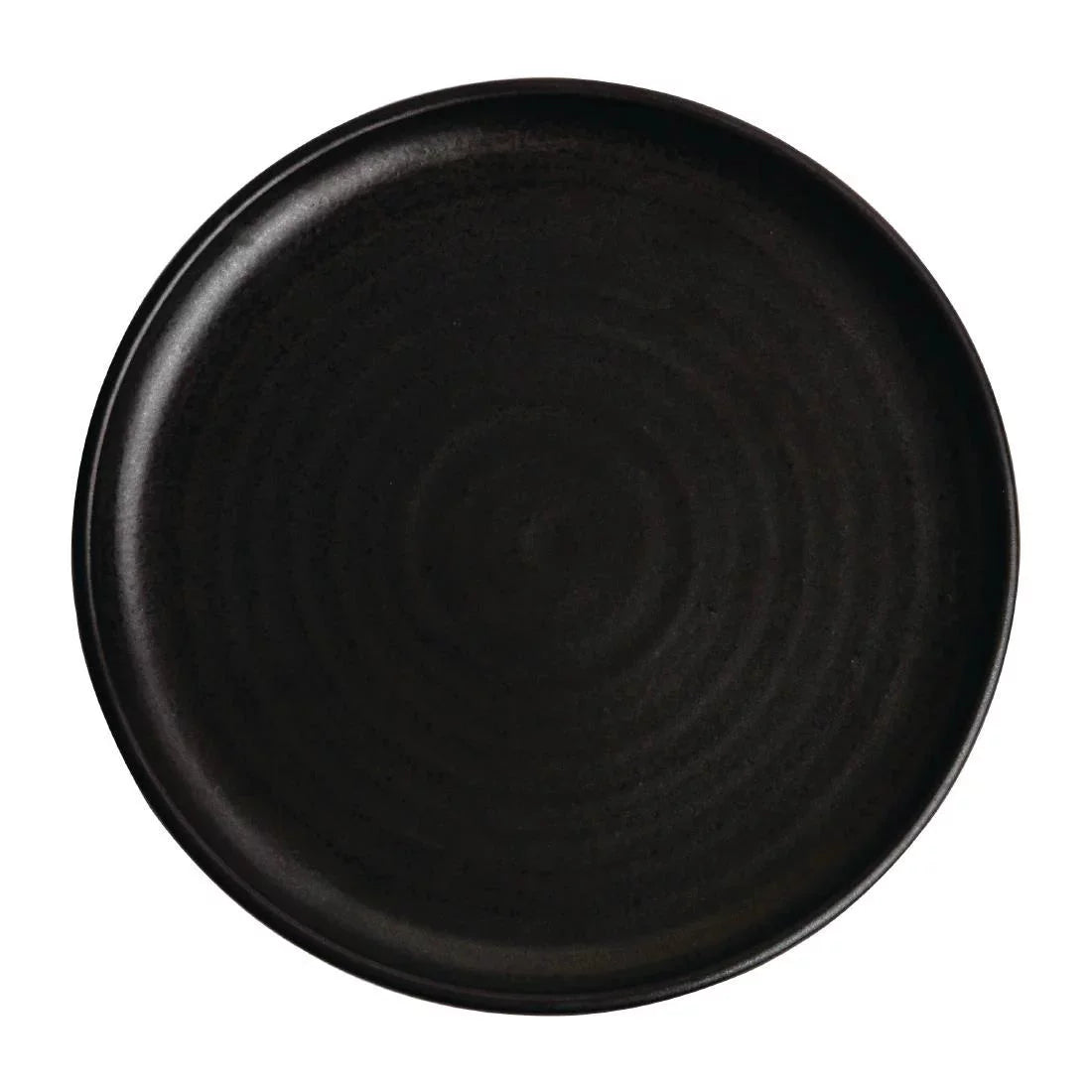 Olympia FA317 Canvas Small Rim Round Plate Delhi Black 265mm Case Size 6