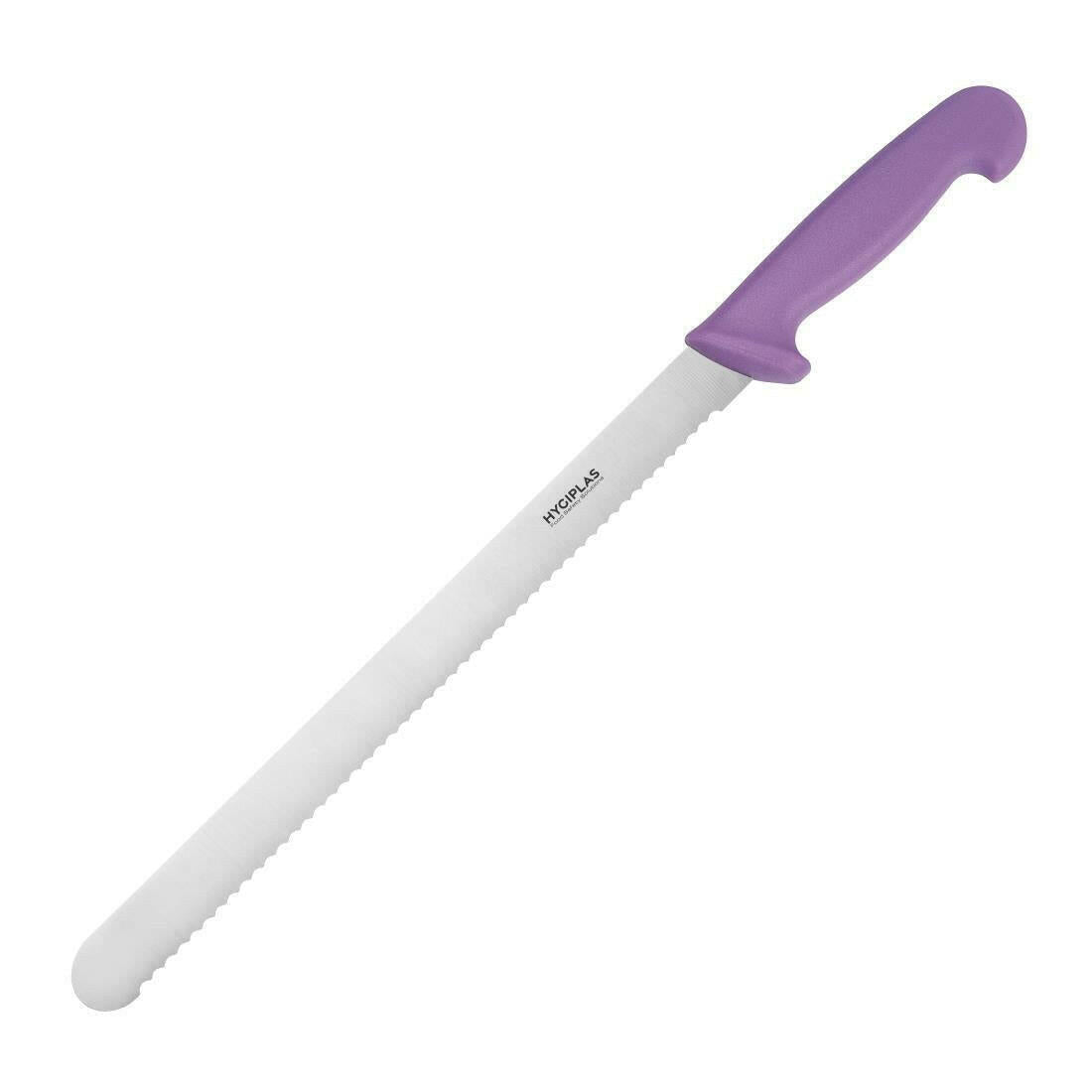Hygiplas Slicer Serrated Purple 30cm
