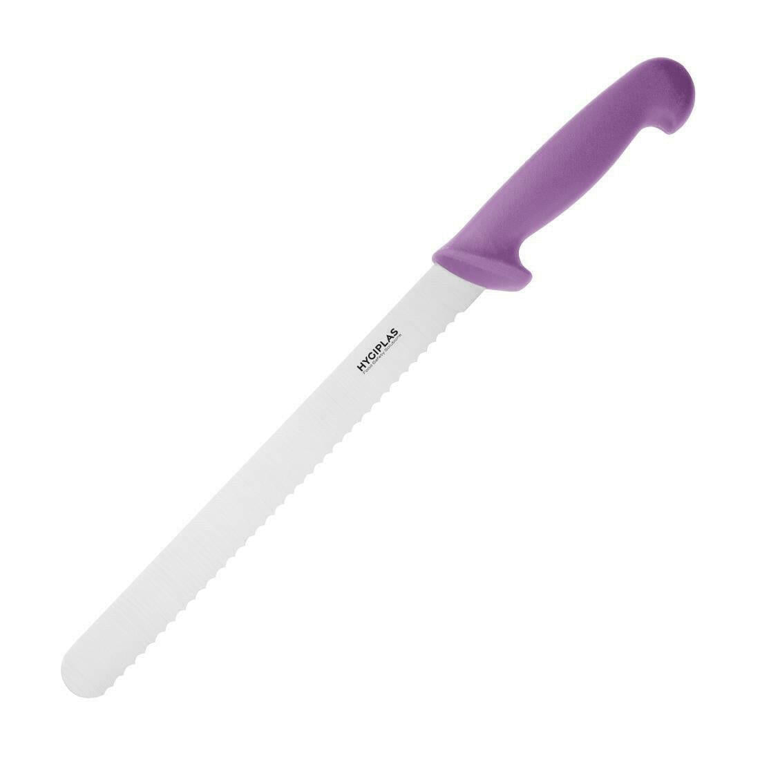 Hygiplas Slicer Serrated Purple 24.8cm