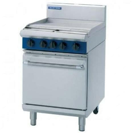 Blue Seal Evolution Series G504B Smooth Gas Griddle Static Oven Range 6KW