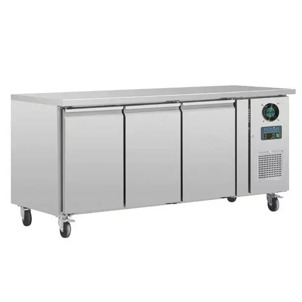 Polar U-Series G600 Triple Door Counter Freezer 417 Litres