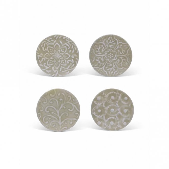 Fiskardo Clay Coasters Set of 4