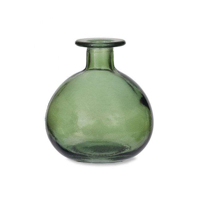 Green Round Bud Vase