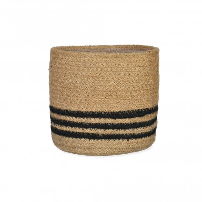 Jute Striped Plant Pot