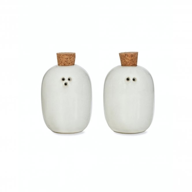 Pair of Ithaca Salt and Pepper Shakers