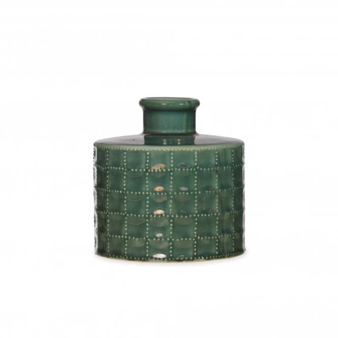 Sorrento Bottle Green Medium Ceramic Bottle