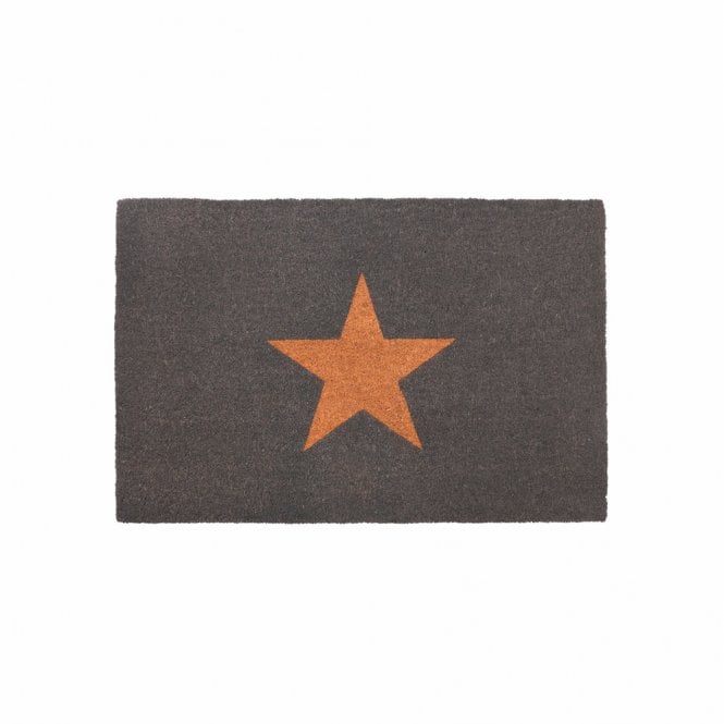 Star Charcoal Coir Doormat Small