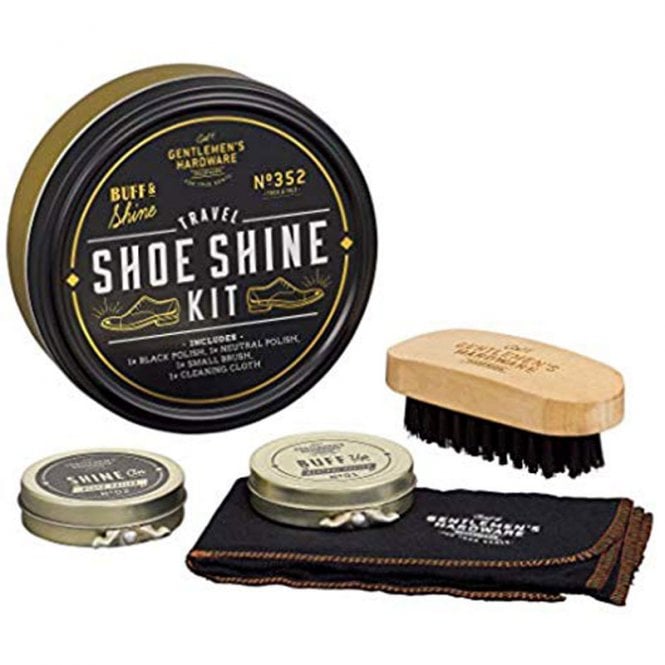 Travel Shoe Shine Tin
