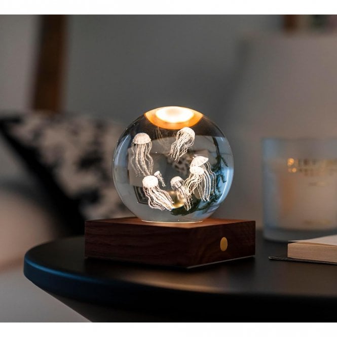 Jellyfish Amber Crystal Light