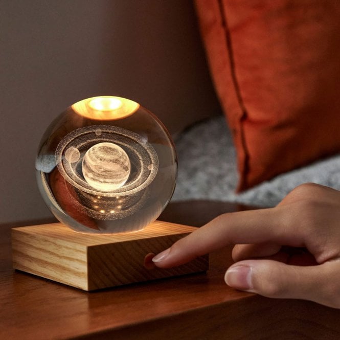 Saturn Amber Crystal Light