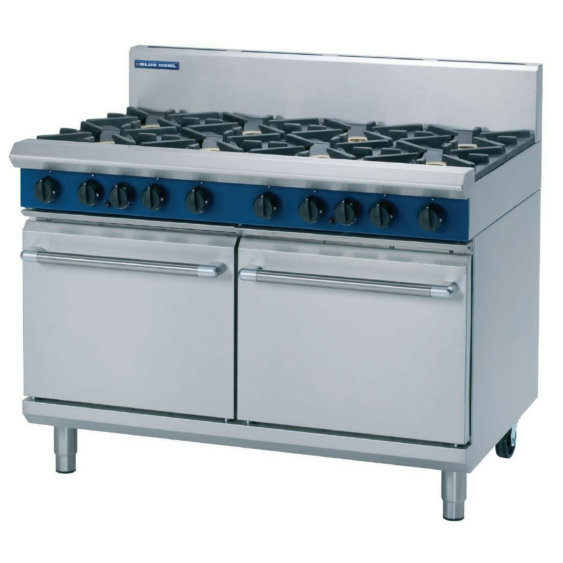Blue Seal G528D Evolution 8 Burner Double Static Oven 1200mm
