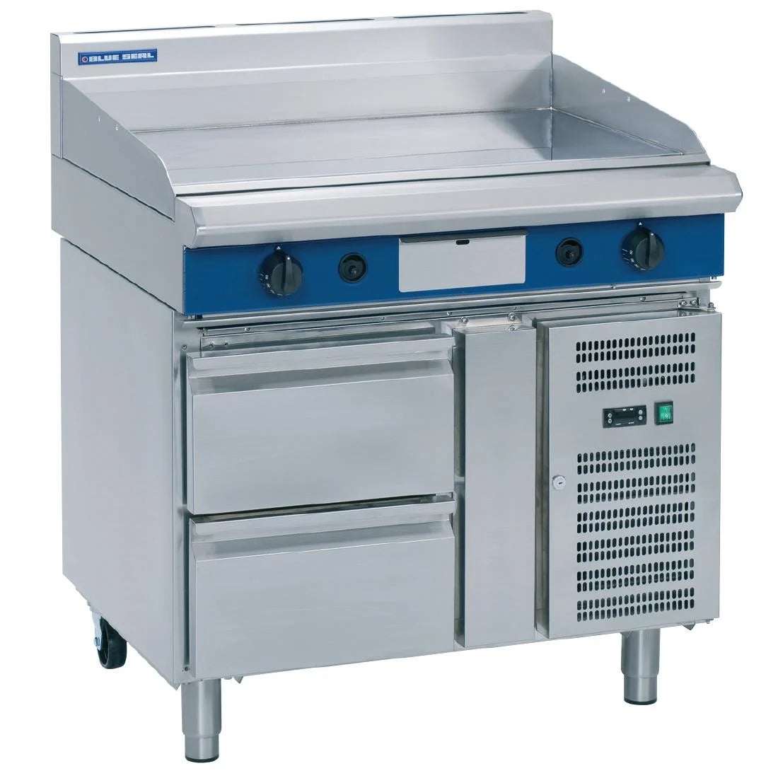 Blue Seal Evolution GP518-RB Gas Griddle & Refrigerated Base 1200mm