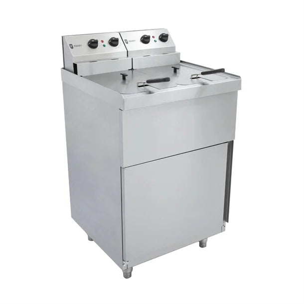 Parry NPDPF6 Twin Tank Twin Basket Electric Fryer 18 Litres