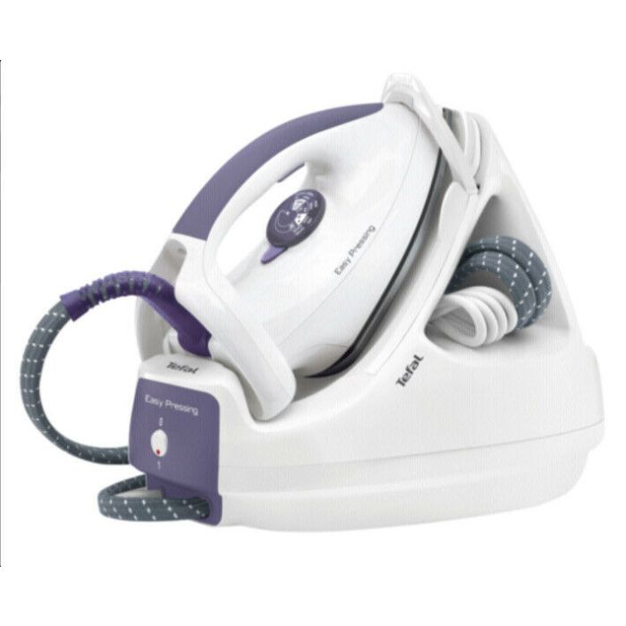 Tefal GV5257 Steam Generator Iron High Pressure 2200w Eco Mode White/Purple