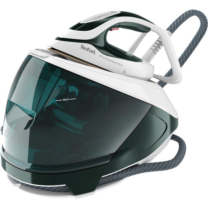 Tefal GV9E21G0 Pro Express Eco Steam Generator Iron 2200W 1.8L Tank Forest Green