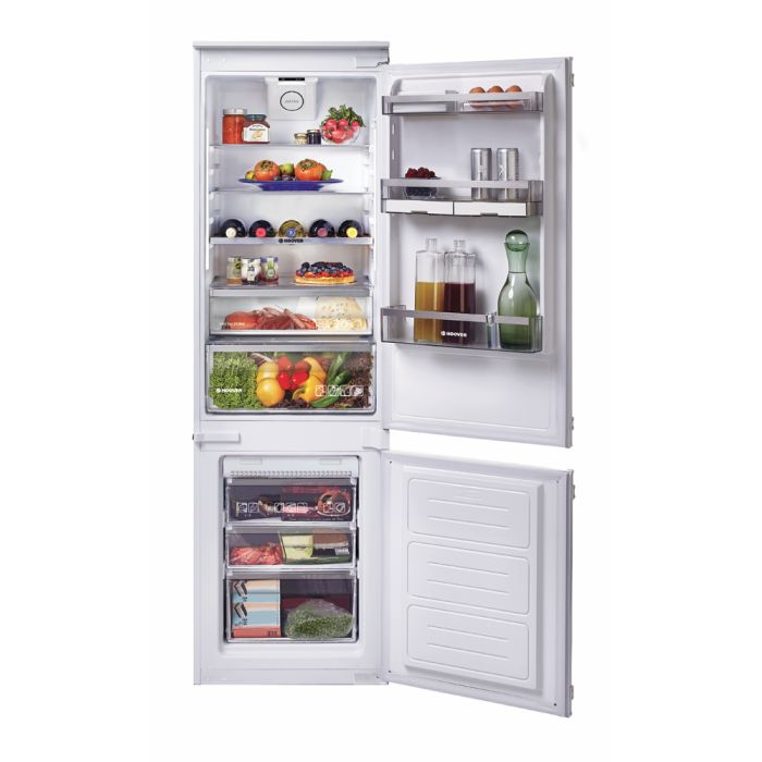 Hoover BHBF172NUK H-Fridge 500 246L Integrated Fridge Freezer 70:30 White