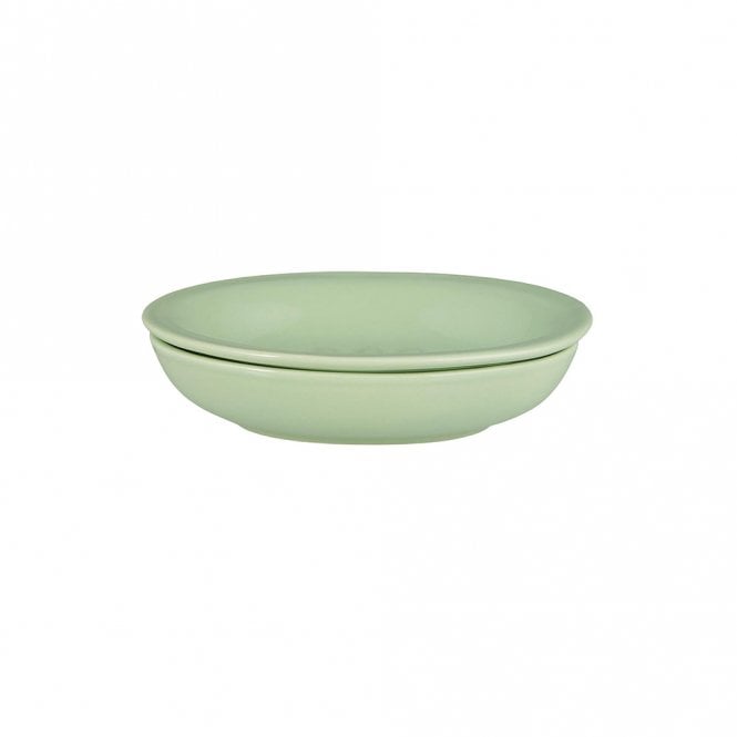 Light Green Two Part Oval Soap Dish