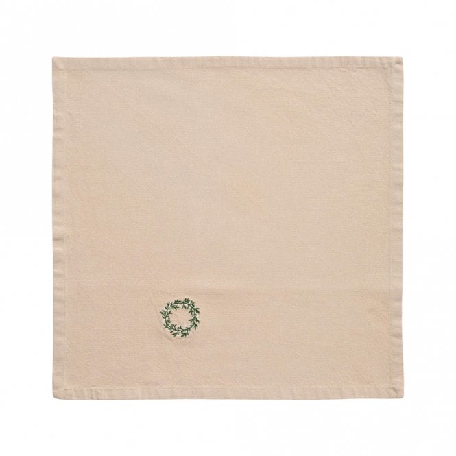 Wreath Fabric Napkin