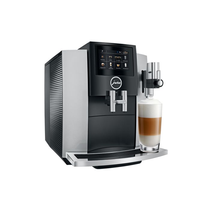 Jura 15382 S8 Super Automatic Bean to Cup Coffee Machine Maker 1450w 1.9L Silver