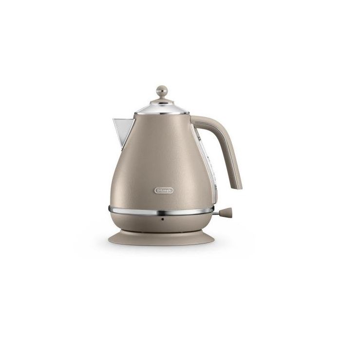 De'Longhi KBOE3001.BG Jug Kettle Icona Elements 3000W 1.7L Compact - Beige
