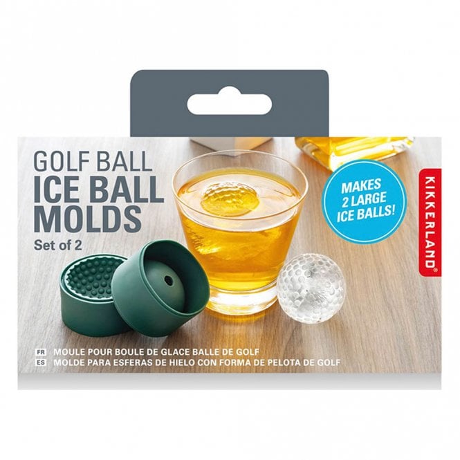 Golf Ball Ice Molds Set of 2