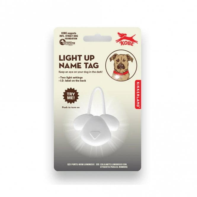 Kobe Light Up Dog Name Tag