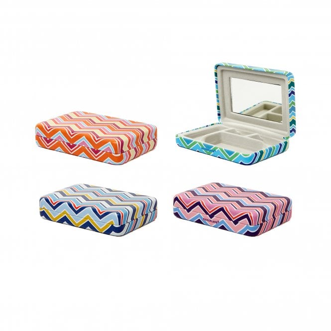 Portable Striped Jewellery Case
