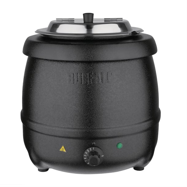 Buffalo L715 Black Soup Kettle 10 Litres