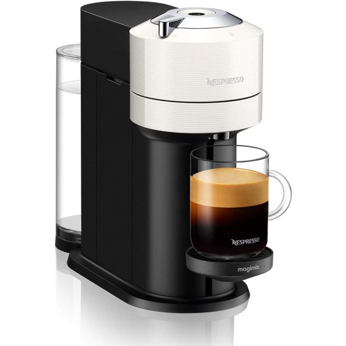Magimix 11706 NEW Pod Coffee Machine Maker Nespresso Vertuo Next 1.1L White