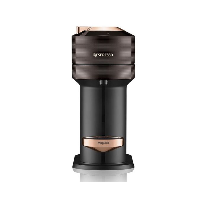 Magimix 11708 NEW Pod Coffee Machine Nespresso Vertuo Next 1260W 1.1L Brown