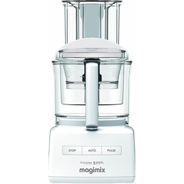 Magimix 18590 Food Processor 5200XL Powerful Cuisine Systeme 1100W 3.6L White