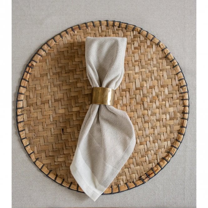 Brass Fern Napkin Ring