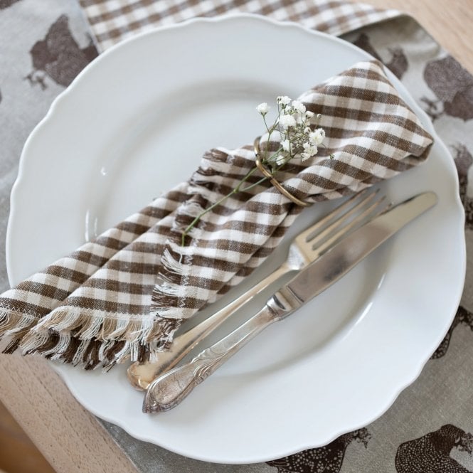 Brass O Set of 4 Napkin Rings