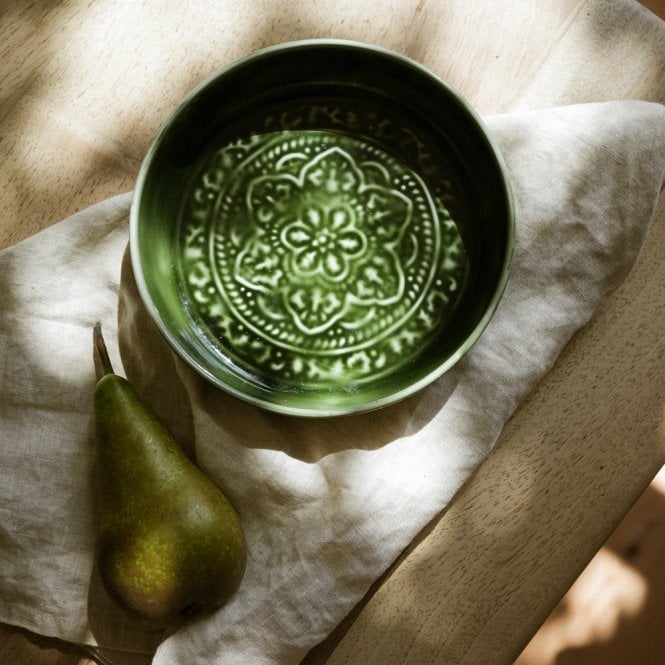Forest Enamel Serving Dish