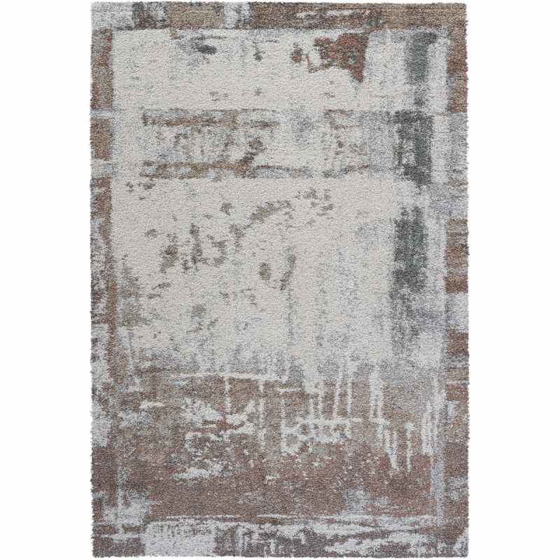 Mehari 23394 6767 Wilton Abstract Rug in Brown Grey