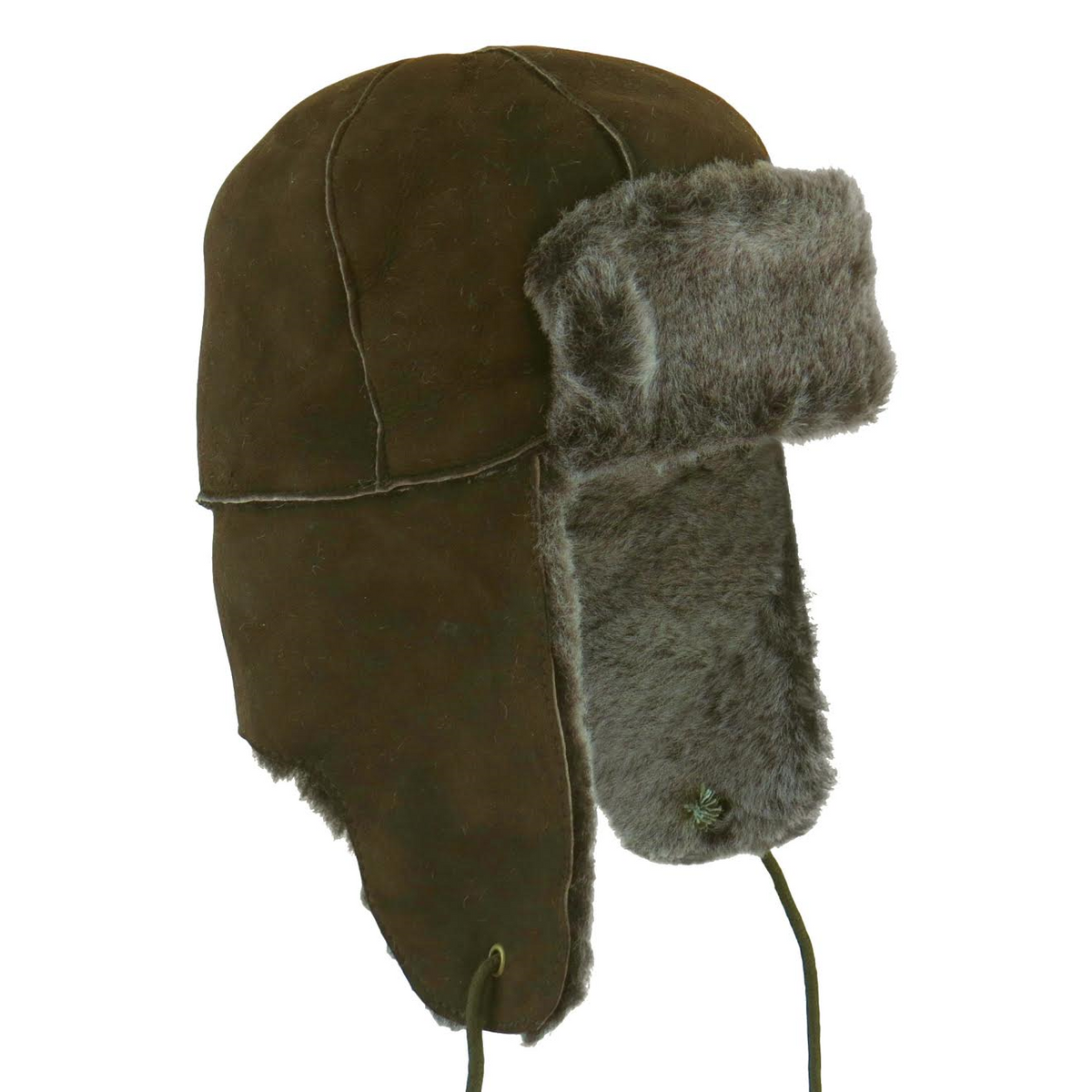 Mens 'Bourn' Double Faced Sheepskin Aviator Hat
