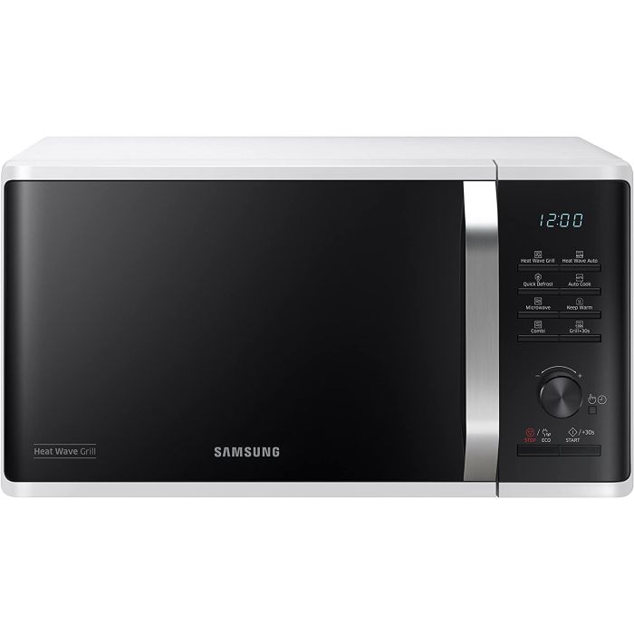 Samsung MG23K3575AW NEW 800w Microwave Oven with Grill 23L Heat Wave White