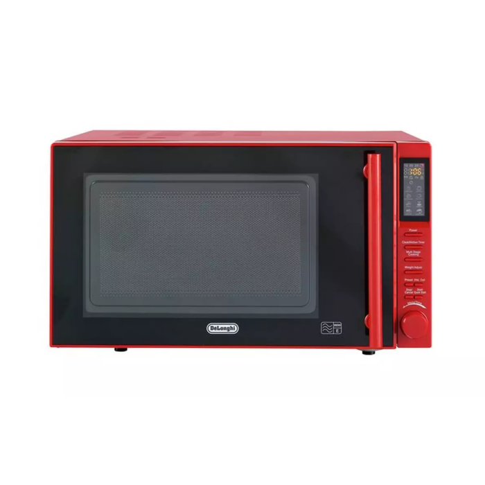 De'Longhi P90D23EL-B1A P90D Solo Standard Microwave Oven Easi-Tronic 23L Red