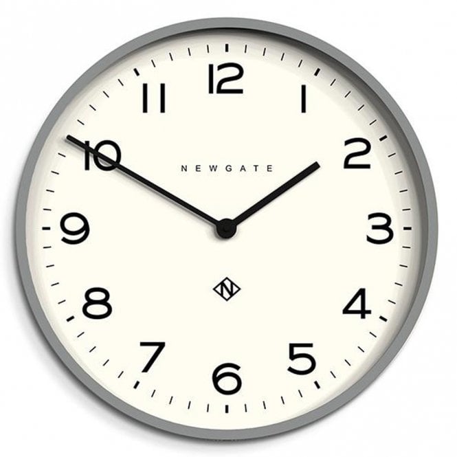 Echo Number One Large Grey Wall Clock