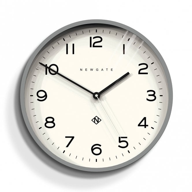 Echo Number Three Posh Grey Wall Clock