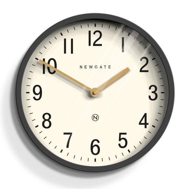 Master Edwards Small Grey Wall Clock