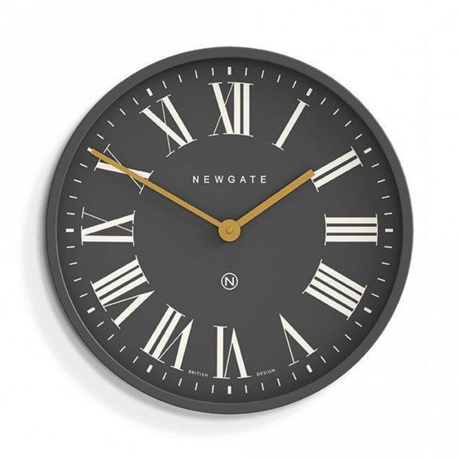 Mr Butler Grey Wall Clock