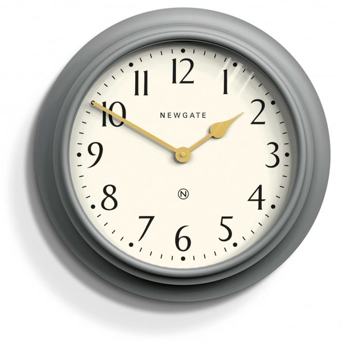 Westhampton Large Decorative Mid Grey Wall Clock