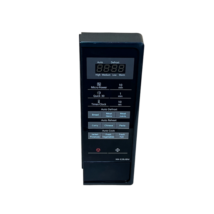 Panasonic NN-E28JBMBPQ Control Panel PCB Replacement Spare Part Microwave Black