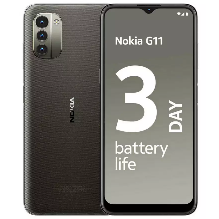 Nokia G11 719901183691 6.5" HD 32GB Dual SIM Smartphone USB Type-C Charcoal