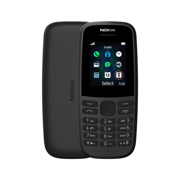 Nokia 105 2019 16KIGB01A14 NEW 1.77" 4MB 2G Unlocked & SIM Free Phone Black