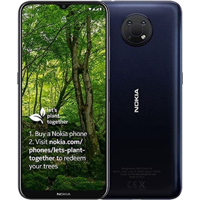 Nokia 719901145911 NEW G10 32GB Dual SIM 4G Android 11 Smartphone Night Blue