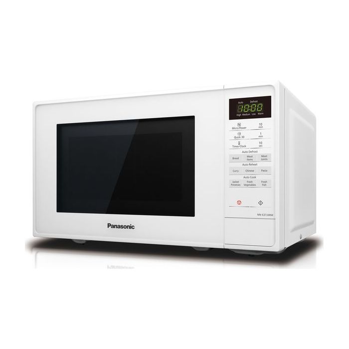 Panasonic NN-E27JWMBPQ Compact 800W 20L Digital Solo Microwave Oven