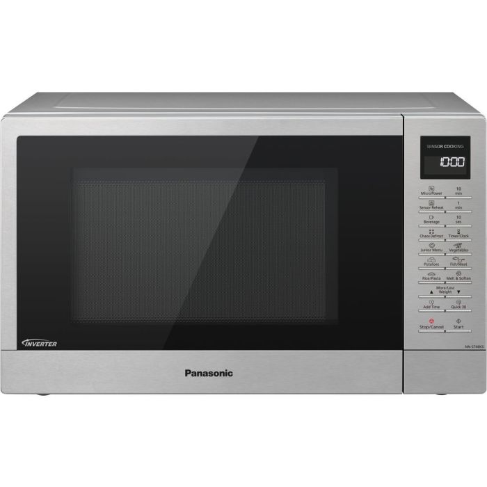 Panasonic NN-ST48KSBPQ Solo Digital Microwave Oven 32L 1000W Stainless Steel