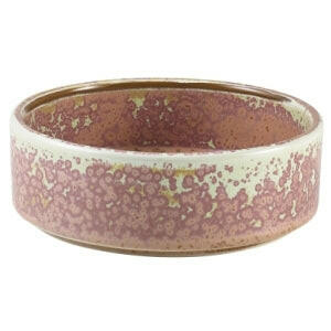 Genware Terra Porcelain Rose Presentation Bowl 13cm Case Size 6